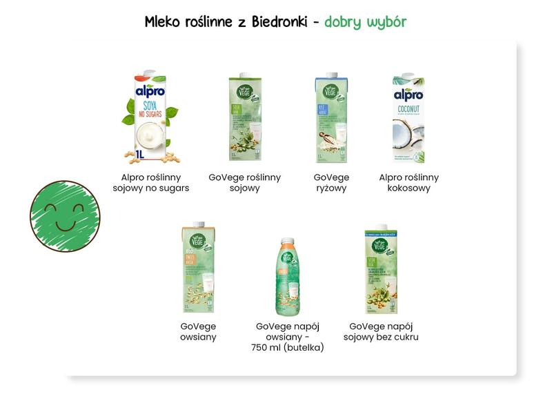 Mleko roślinne dla niemowląt alergików
