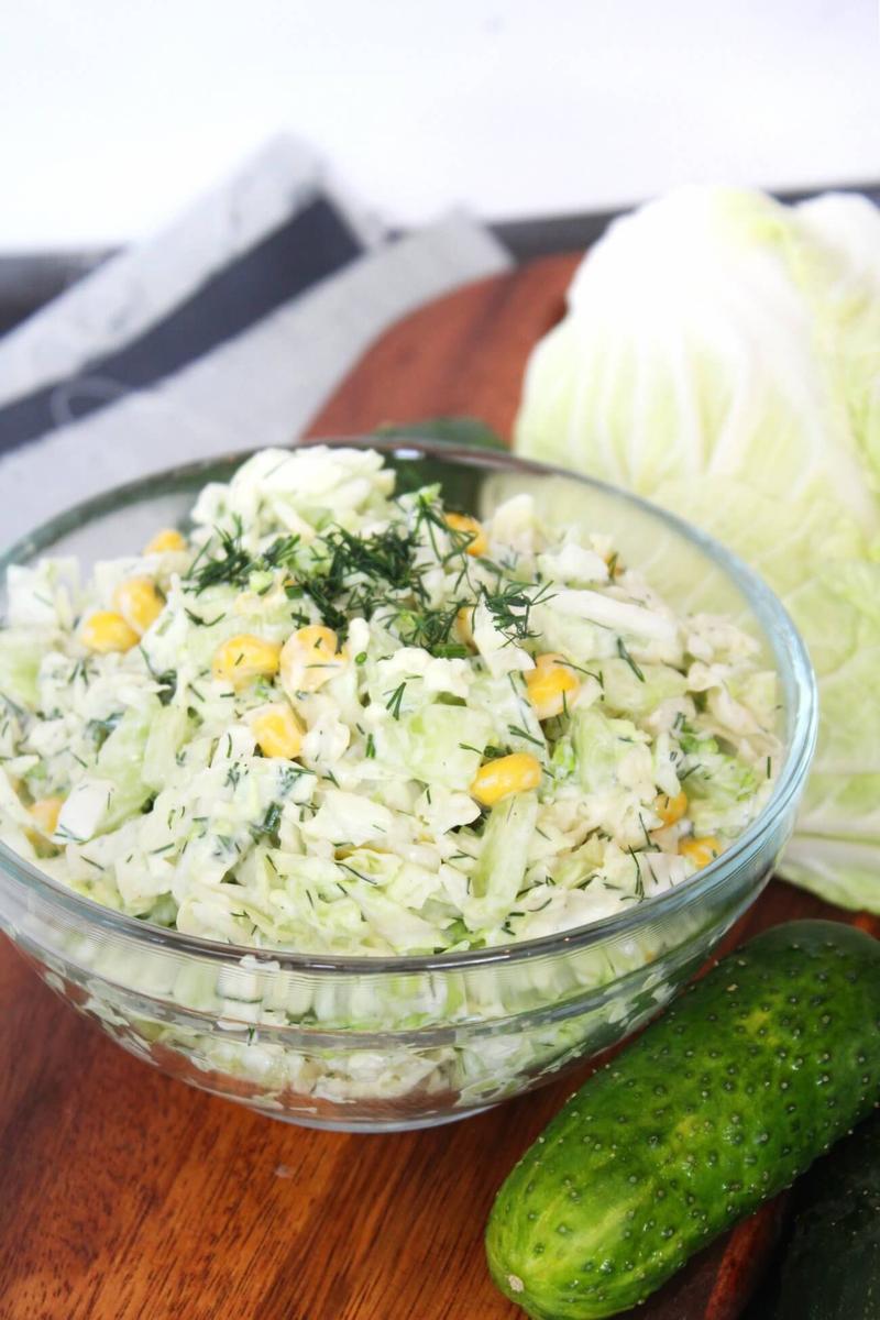 Sałatki z kapusty pekińskiej