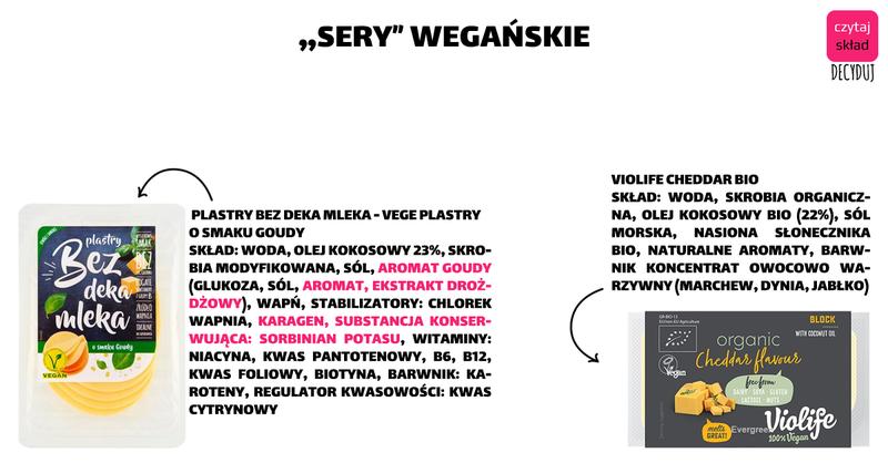 Alternatywy roślinne dla sera