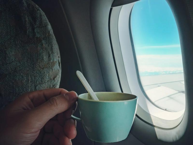 Ceny kawy w samolocie