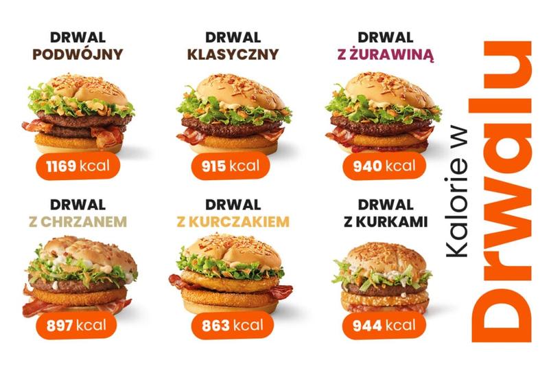 Ceny podwójnego burgera drwala