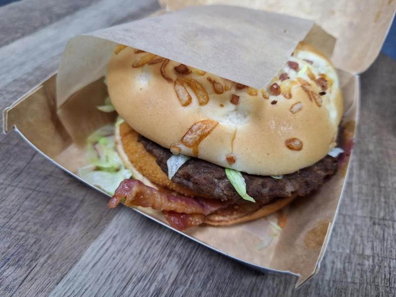 Składniki burgera drwala